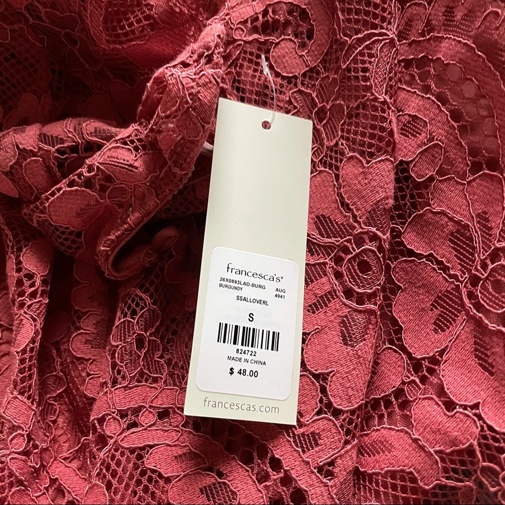 DENESSA LACE BABYDOLL MINI DRESS - Picture 8 of 8